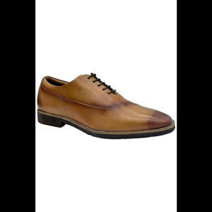Thomas & Vine Odin Plain Toe Oxford Shoe Cognac - Medium